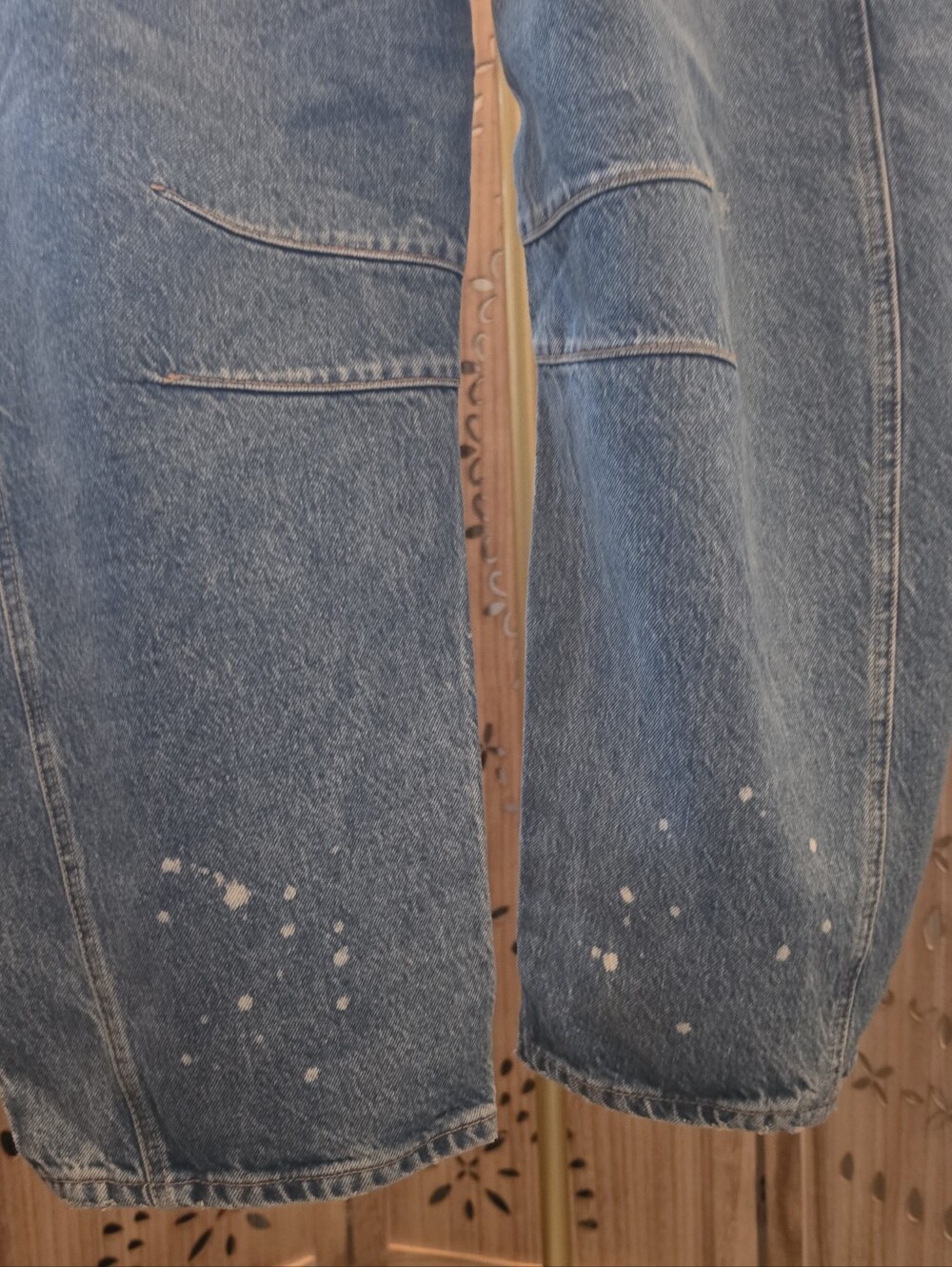 NWT We The Free Good Luck Mid Rise Barrel Jeans in 100 Years - Picture 10 of 14